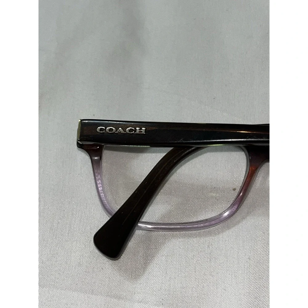 Coach Eyeglasses Sunglasses HC 6069 5401 Purple Brown Gradient 51 [] 16 135 MM